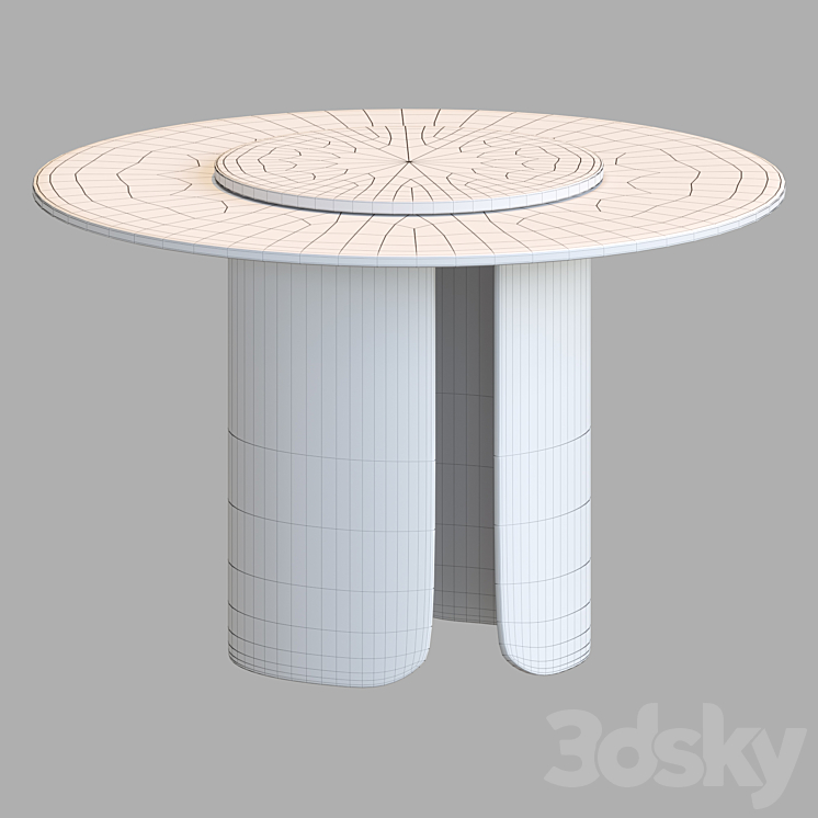 Table TB-0035 3DS Max - thumbnail 2