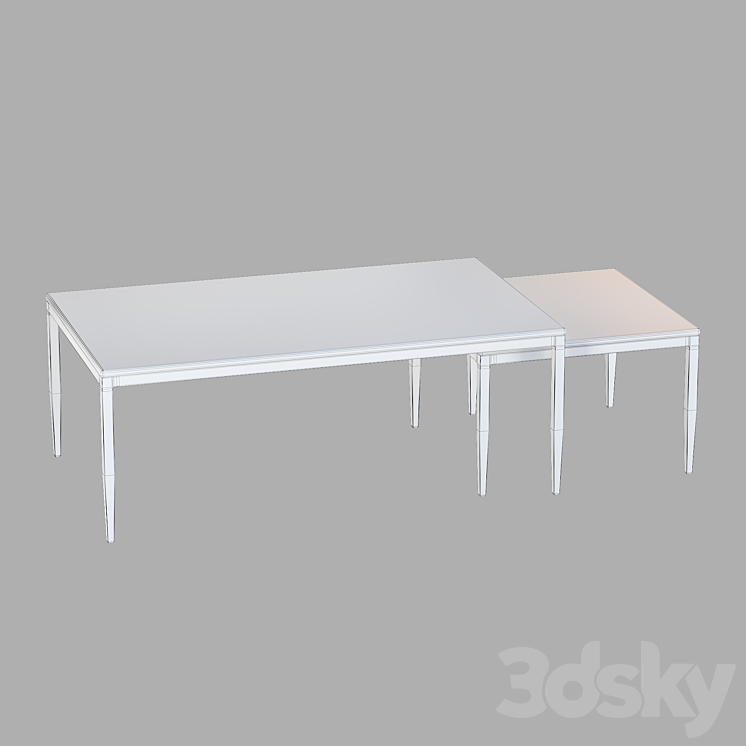 Table TB-0038 3DS Max - thumbnail 2