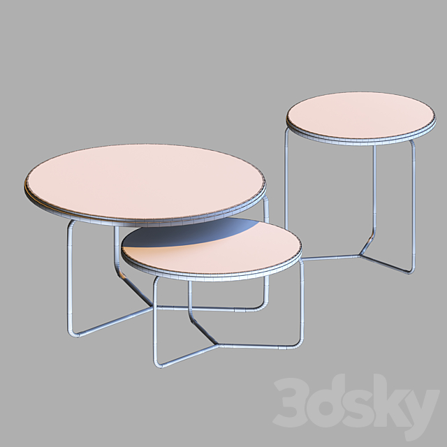 Table TB-0059 3DS Max Model - thumbnail 2