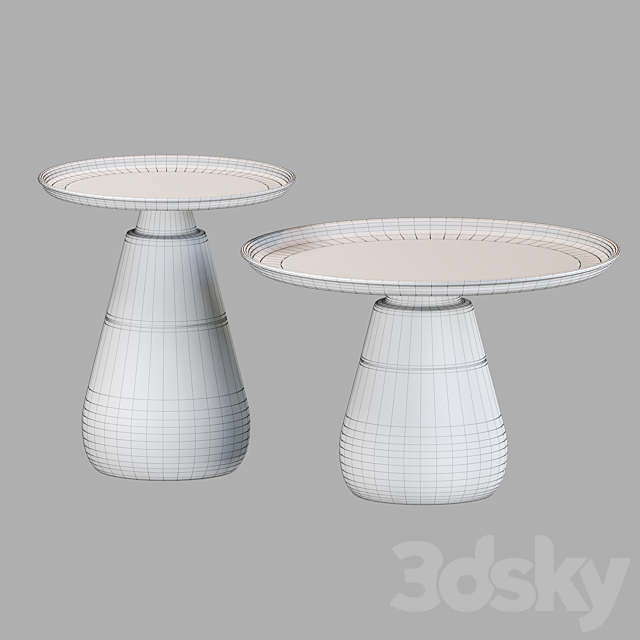 Table TB-0066 3DS Max Model - thumbnail 2