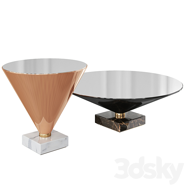 table Tonin Casa Flute 3DSMax File - thumbnail 2