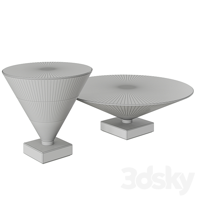 table Tonin Casa Flute 3DSMax File - thumbnail 3