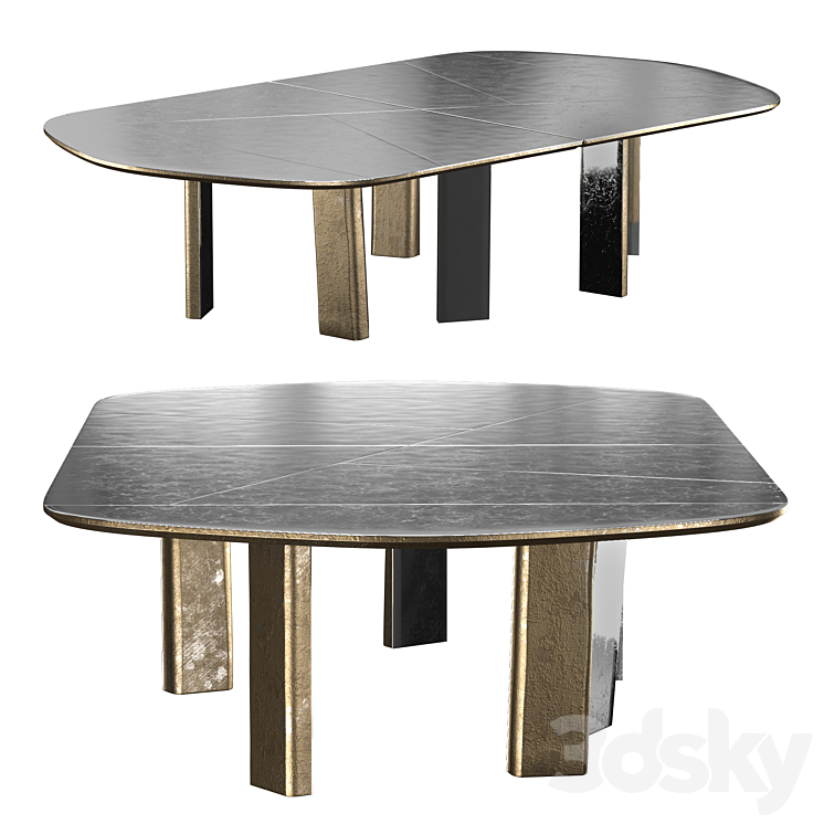 Table VINCENZO DE COTIIS DC1505 3DS Max Model - thumbnail 1