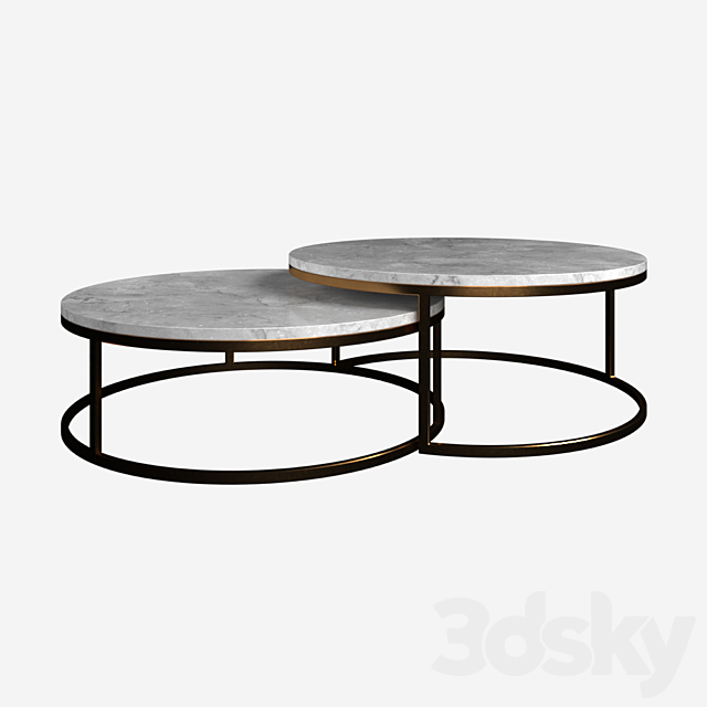 Table_modern_coffee 3DSMax File - thumbnail 1