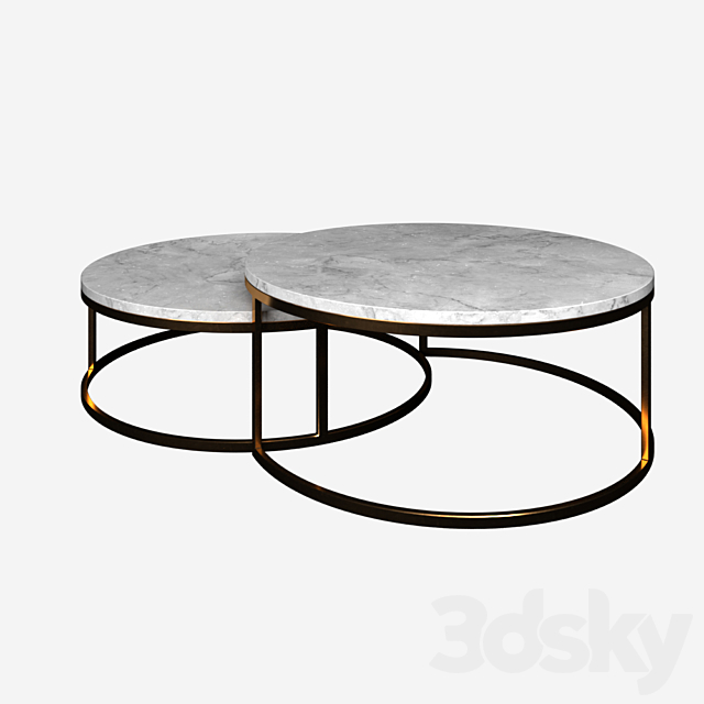 Table_modern_coffee 3DSMax File - thumbnail 2