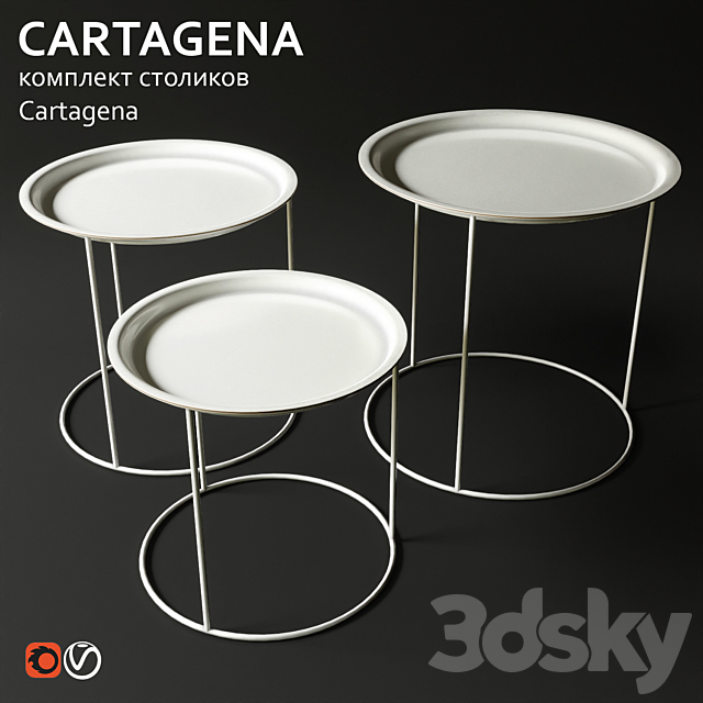 Tables BOconcept CARTAGENA 3DSMax File - thumbnail 1