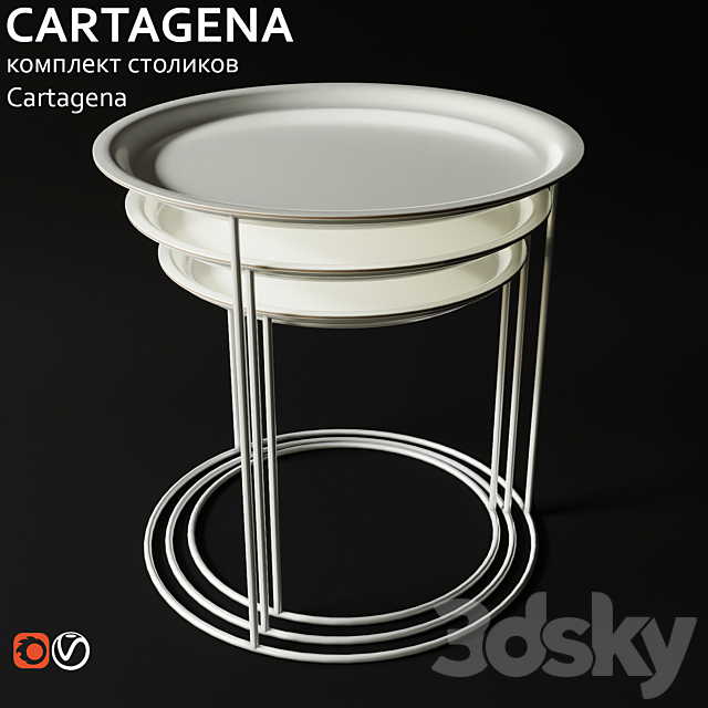 Tables BOconcept CARTAGENA 3DSMax File - thumbnail 2