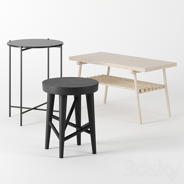 Tables by H&M 3DS Max - thumbnail 1