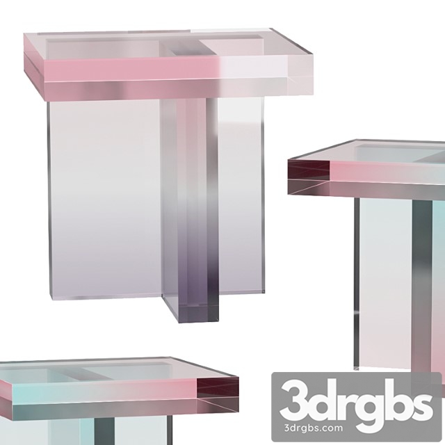 Tables Made With Dyed Acrylic Resin 3dsmax Download - thumbnail 1