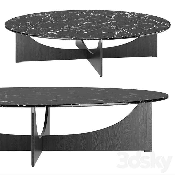 tables Minotti Lido 2021 collection 3DS Max - thumbnail 1