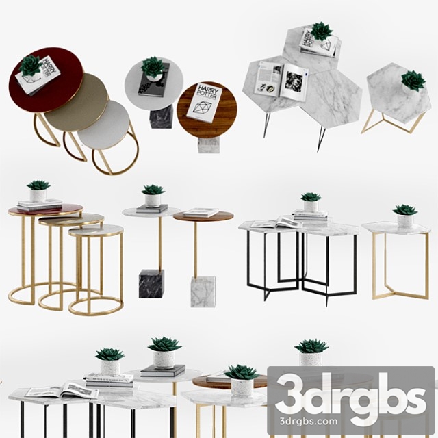 Tables west elm 5 2 3dsmax Download - thumbnail 1