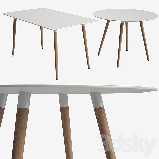 Tables_Set_Daw_La Forma Decor 3DSMax File - thumbnail 1