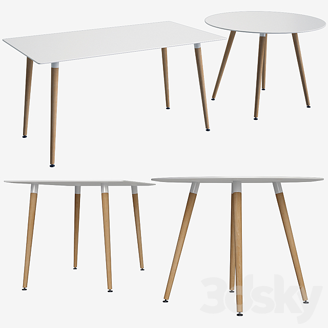 Tables_Set_Daw_La Forma Decor 3DSMax File - thumbnail 2