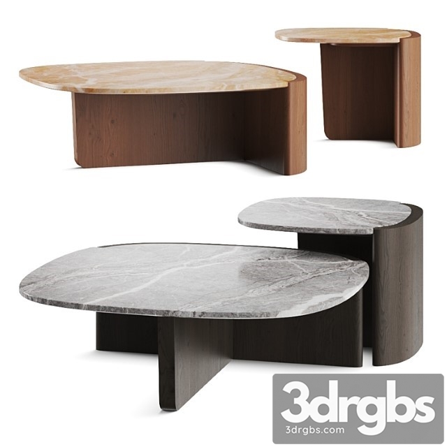 Tacchini Trampolino Coffee Tables 3dsmax Download - thumbnail 1