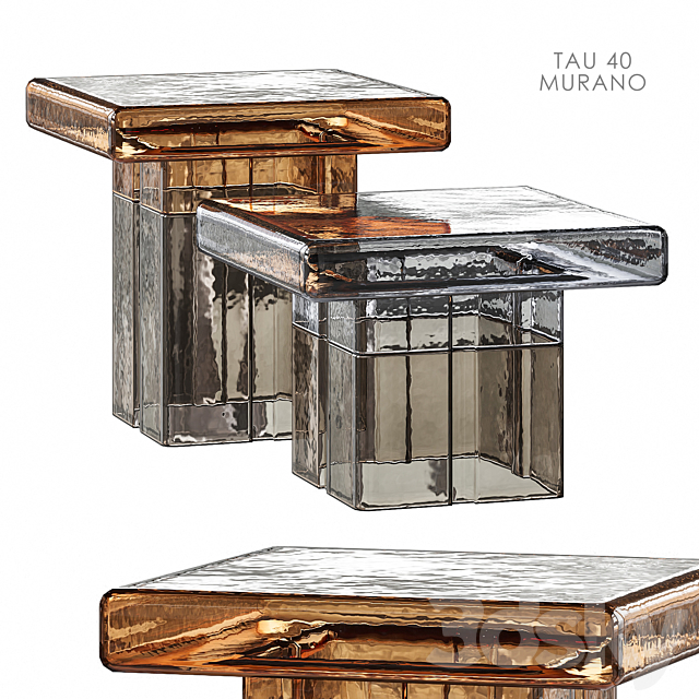 TAU 40 MURANO coffee table 3ds Max - thumbnail 1