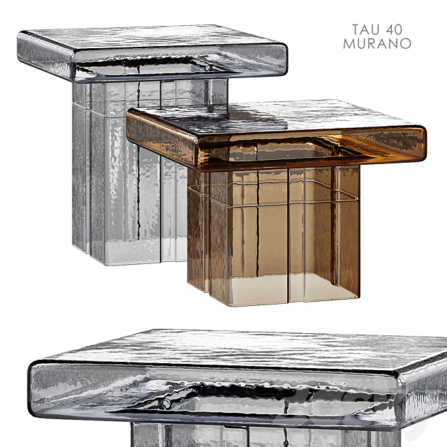 TAU 40 MURANO coffee table 3ds Max - thumbnail 2