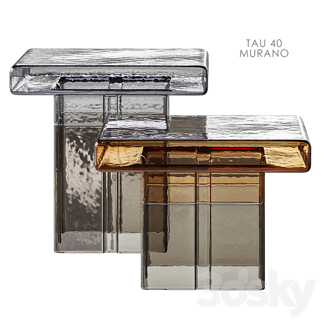 TAU 40 MURANO coffee table 3ds Max - thumbnail 3