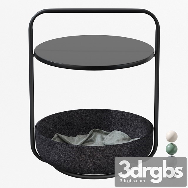 Tavolino Side Table 3dsmax Download - thumbnail 1