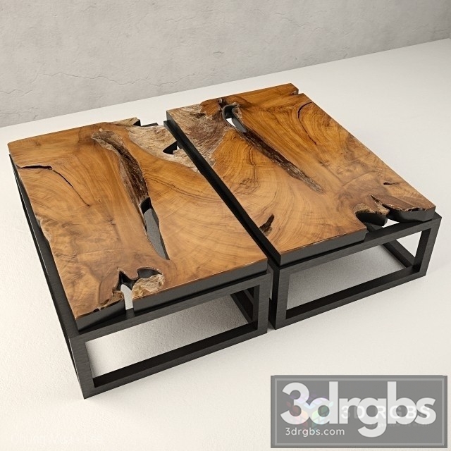 Teak Coffee Table 15 3dsmax Download - thumbnail 1