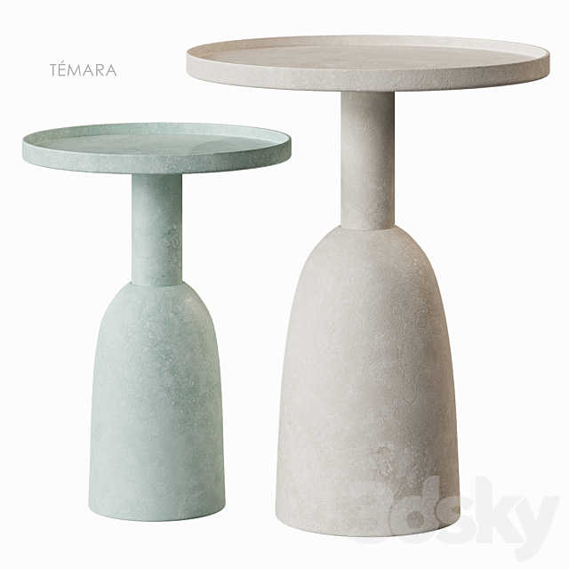 Temara side table La Redoute 3ds Max - thumbnail 1