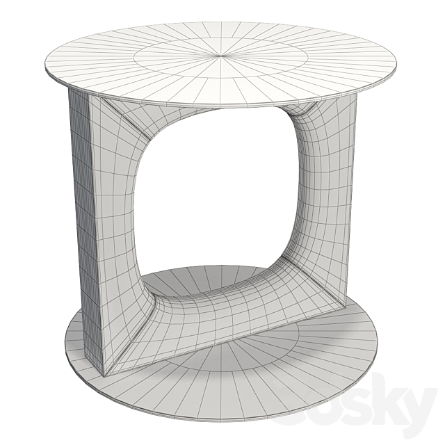 Tenco Porada table 3DS Max Model - thumbnail 4