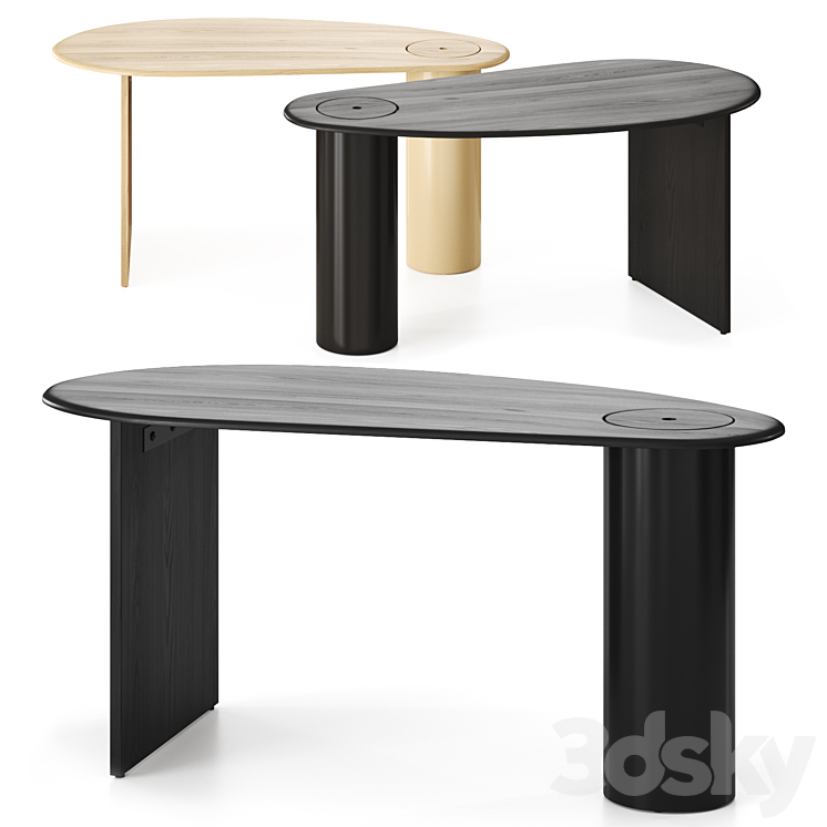 The Eclipse Desk by Menu Table 3DS Max Model - thumbnail 1