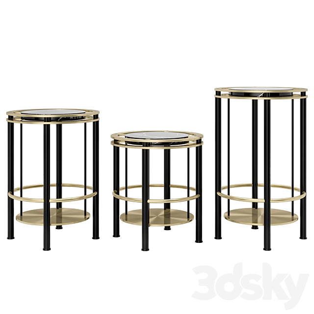 The Frame Side Tables – Set 3DSMax File - thumbnail 2