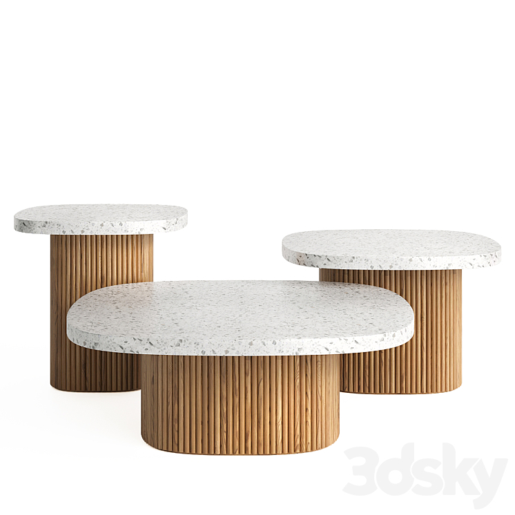 The Loom Collection's Gion coffee tables 3DS Max - thumbnail 1