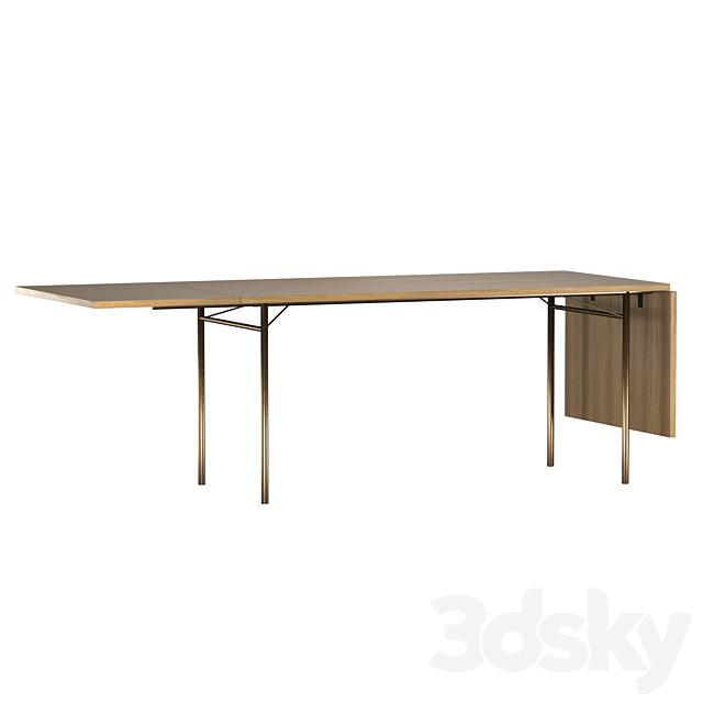 THE NYHAVN DINING TABLE 3ds Max - thumbnail 2