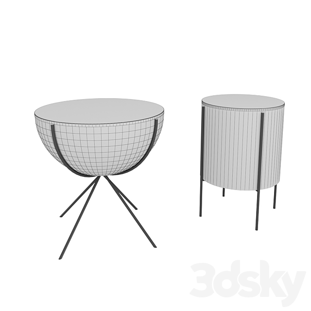 Thomas Bina Danica Tables 3DSMax File - thumbnail 2