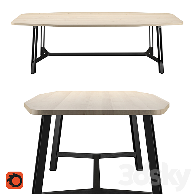 Thonet table 3DSMax File - thumbnail 1