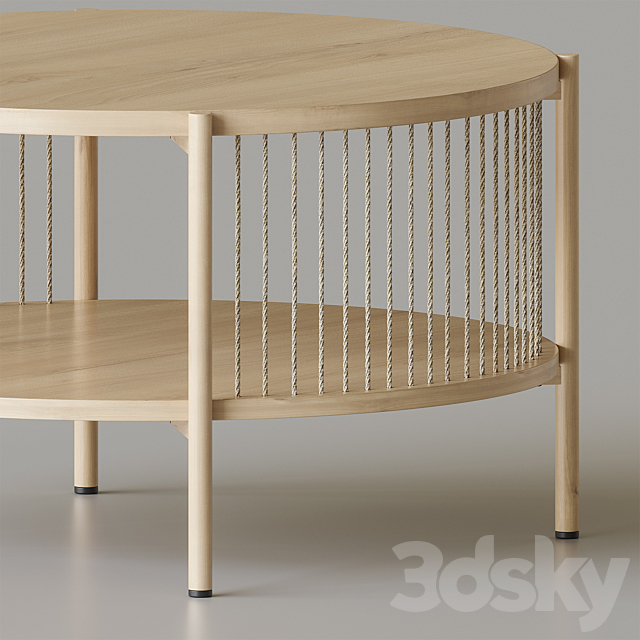 Thread coffee table divan.ru 3DS Max Model - thumbnail 3