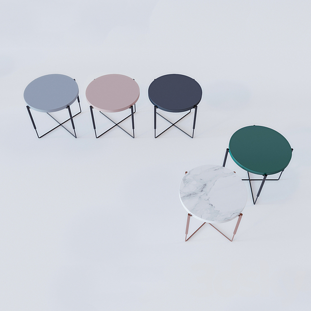 Ti table by IVANNA furniture 3ds Max - thumbnail 3