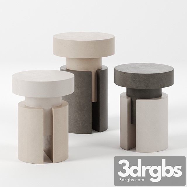 Tobias stools by philippe hurel - thumbnail 1