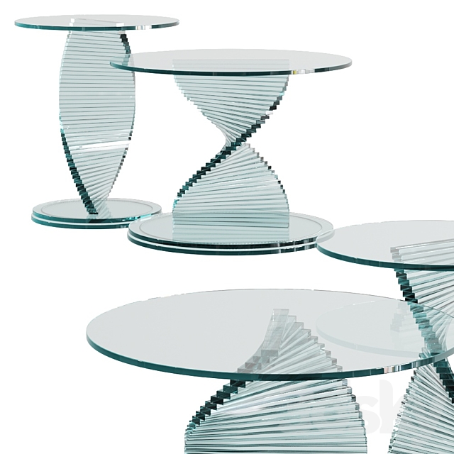 Tonelli Design Elica Coffee Tables 3DSMax File - thumbnail 1