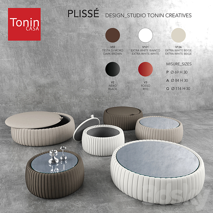 Tonin casa PLISSE 3DS Max - thumbnail 1