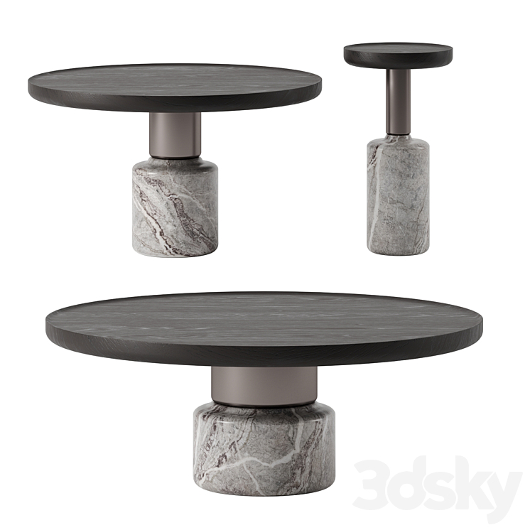 Torus Coffee Tables by District Eight 3DS Max Model - thumbnail 1