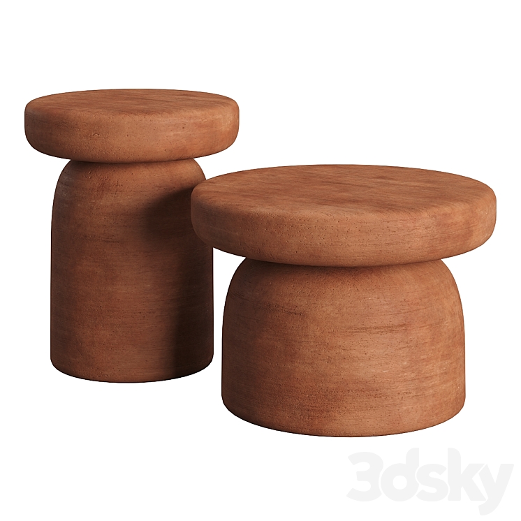 Tototo Coffee Tables by Miniforms 3DS Max Model - thumbnail 1