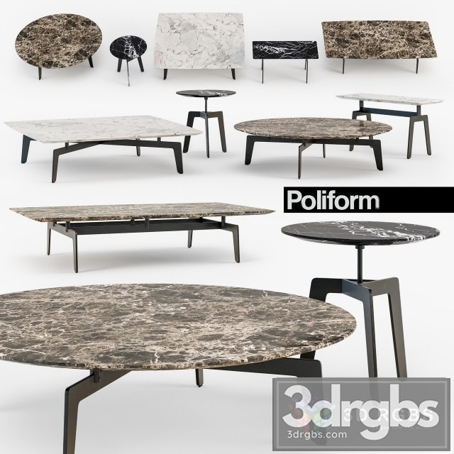 Tribeca Coffee Table 3dsmax Download - thumbnail 1