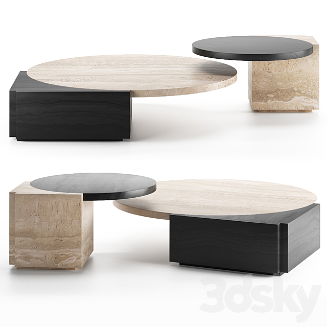 TRIBECA Tables by Lee Broom 3DSMax File - thumbnail 1