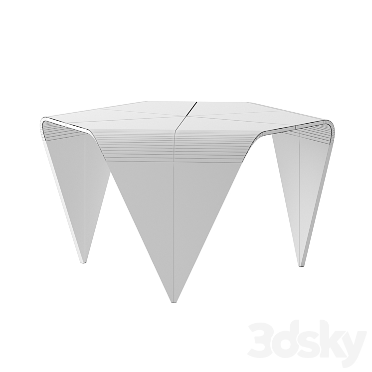 Trienna Table by Artek 3DS Max - thumbnail 2