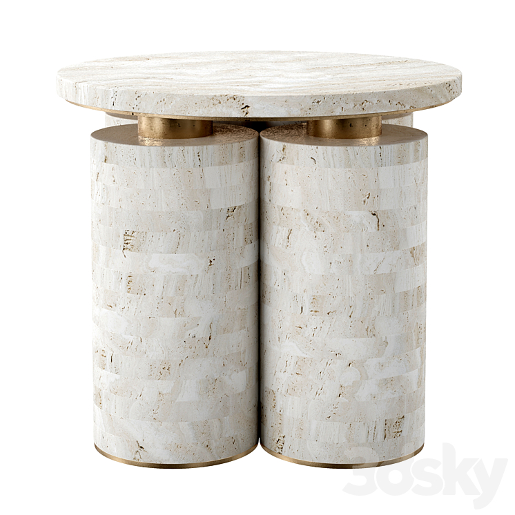 Trilith side tables by Alexander Diaz Andersson 3DS Max Model - thumbnail 1