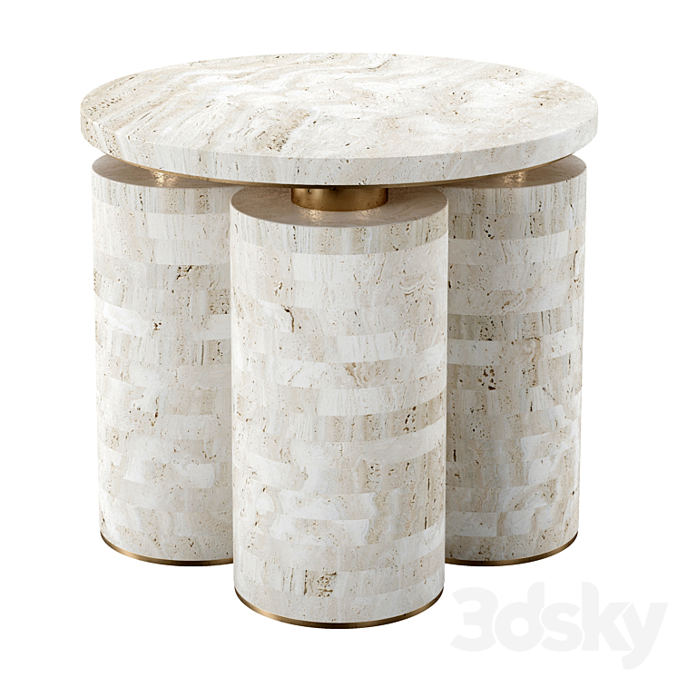 Trilith side tables by Alexander Diaz Andersson 3DS Max Model - thumbnail 2