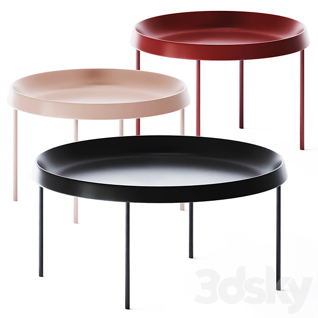 Tulou Coffee Tables set by Hay 3DSMax File - thumbnail 1