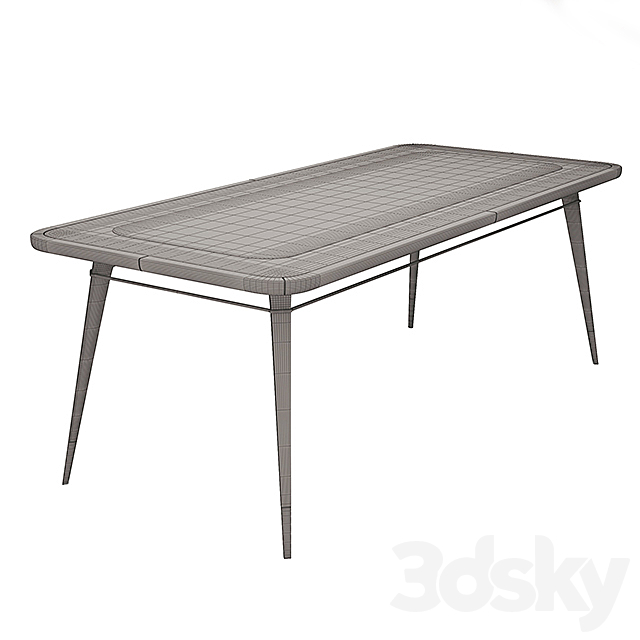 Turri Table 3DS Max Model - thumbnail 3