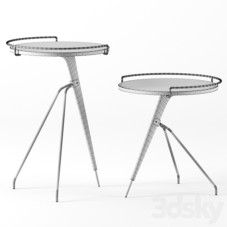 Umanoff Side Table by Menu 3DS Max Model - thumbnail 2