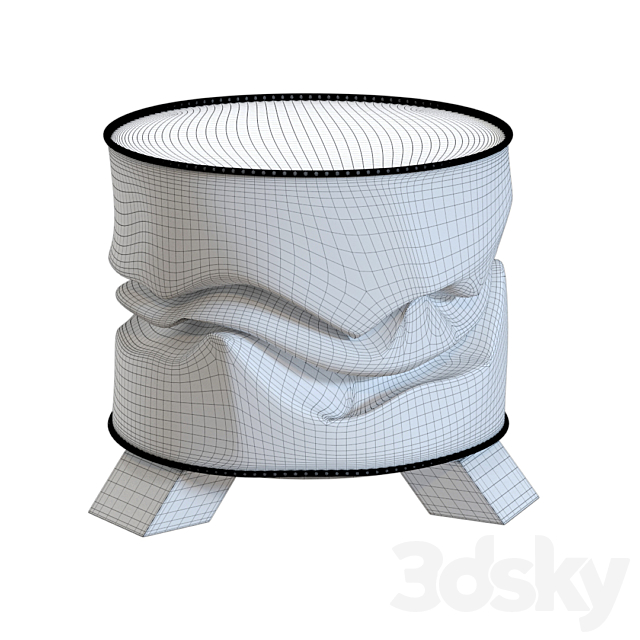 Unique barrel furniture 3DSMax File - thumbnail 3