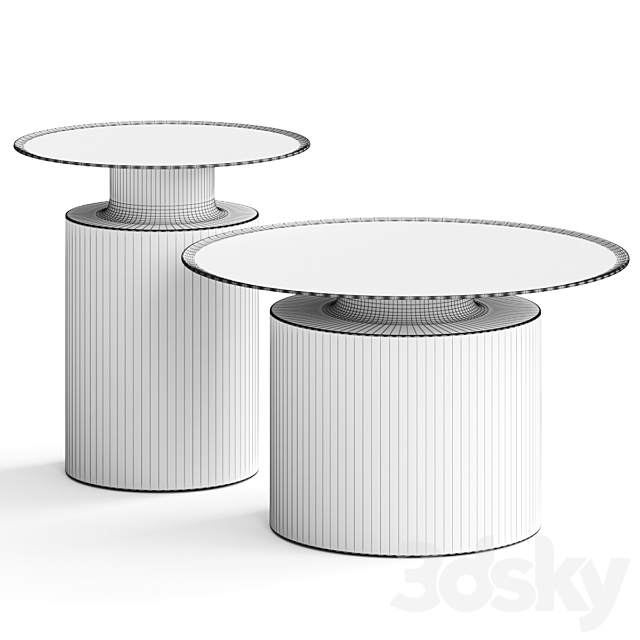 Urban Mood Fogs Modern Side Table 3DS Max Model - thumbnail 2