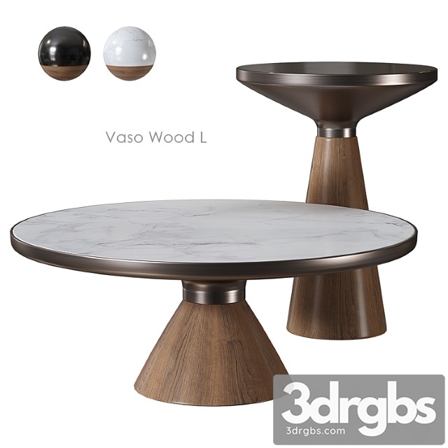 Vaso wood l coffee table from skandi furniture - thumbnail 1