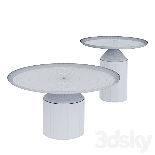 VeniceM EQUILIBER COFFEE TABLE 3DS Max Model - thumbnail 2